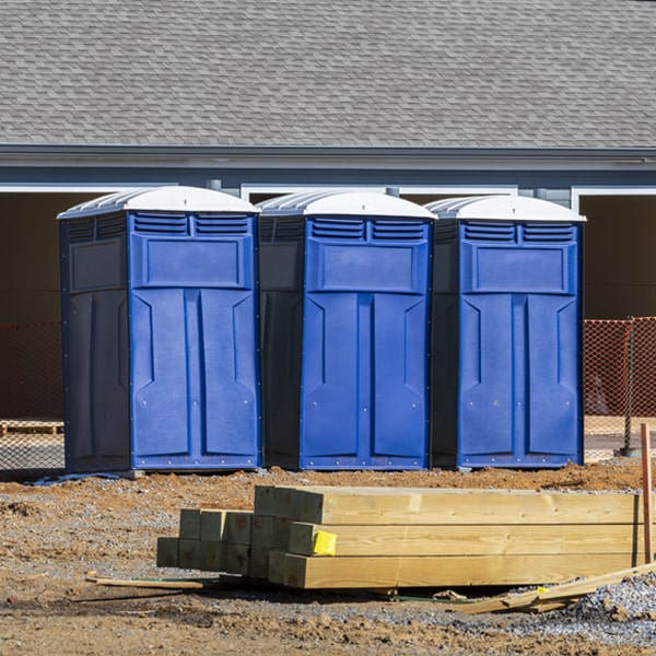 how often are the porta potties cleaned and serviced during a rental period in Berclair Texas